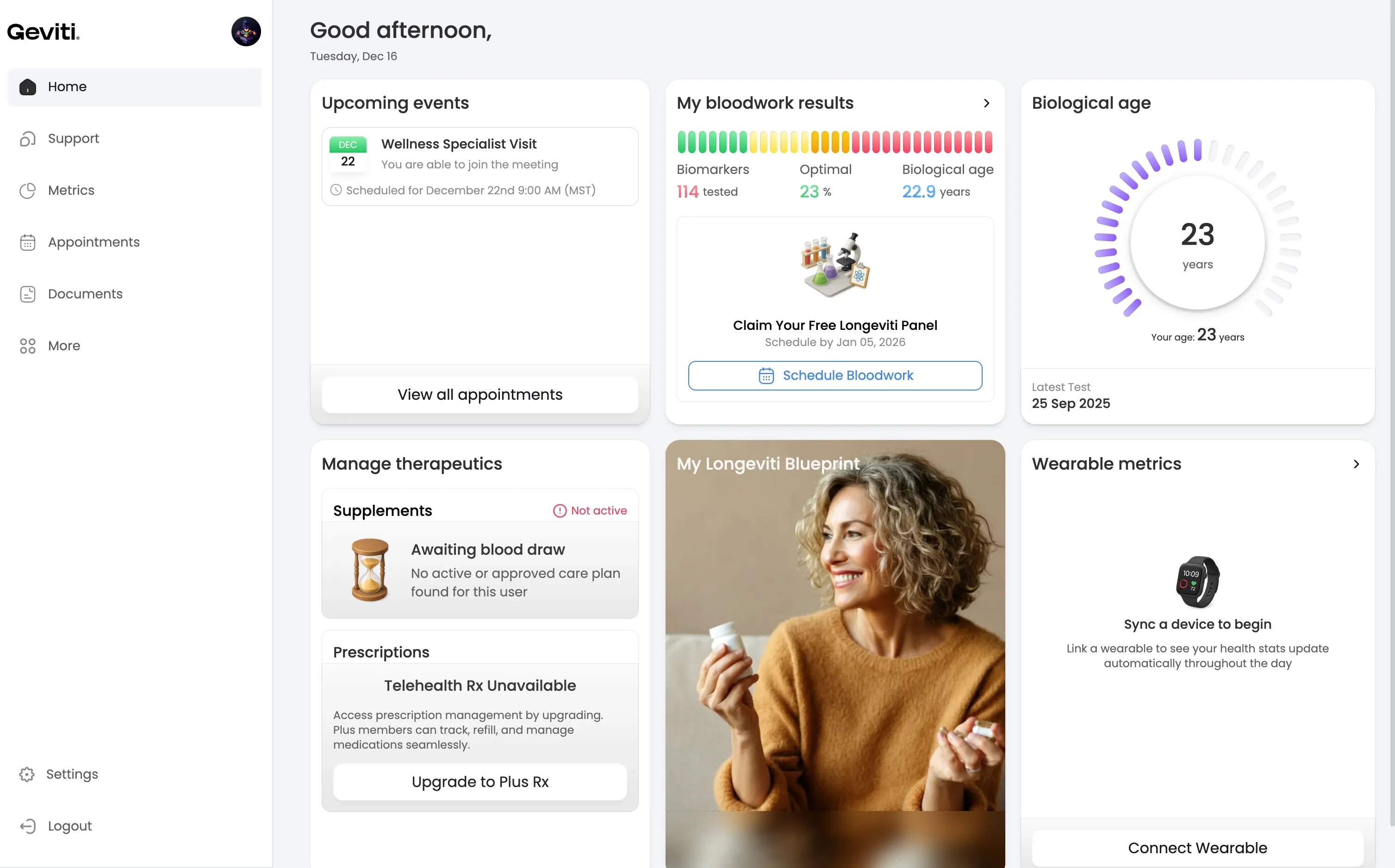 Integrated telehealth ecosystem connecting wearables and lab results securely.webp